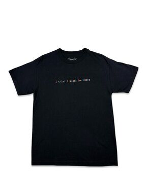 Gnarcotic I Think I Might Be Happy Embroidered T-Shirt